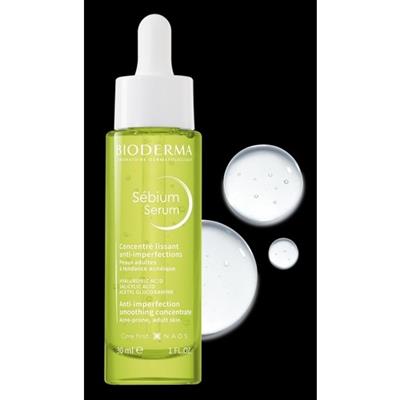 Bioderma Yaşlanma ve Akne Karşıtı Hyaluronik Asitli Serum Yağlı Ciltler Günlük Bakım 30 ml