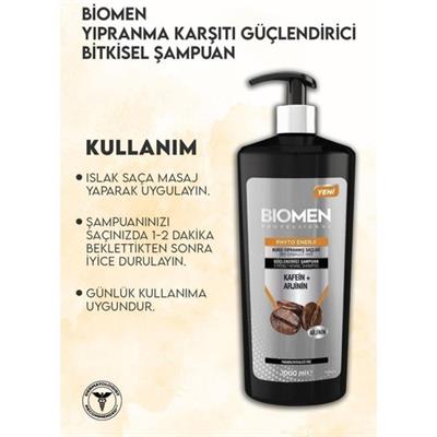 Biomen Professional Kafein&arjinin Kuru ve Yıpranmış Saçlar Için Şampuan 1000 ml