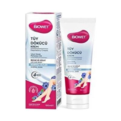 Biowet Tüy Dökücü Krem Normal Ciltler İçin 100 ml Uzun Süreli Pürüzsüzlük Sağlar