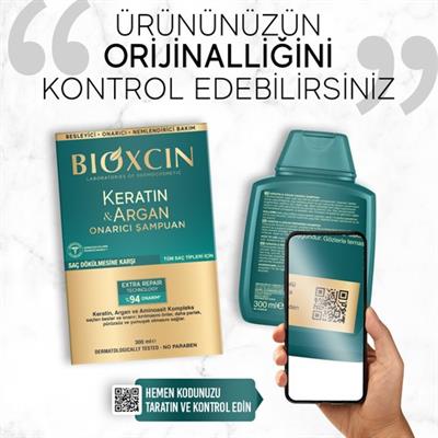 Bioxcin Keratin & Argan Onarıcı Şampuan 300 ml