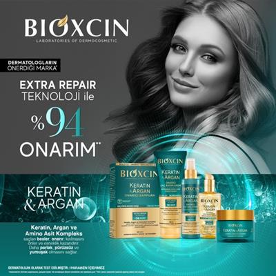 Bioxcin Keratin & Argan Onarıcı Şampuan 300 ml