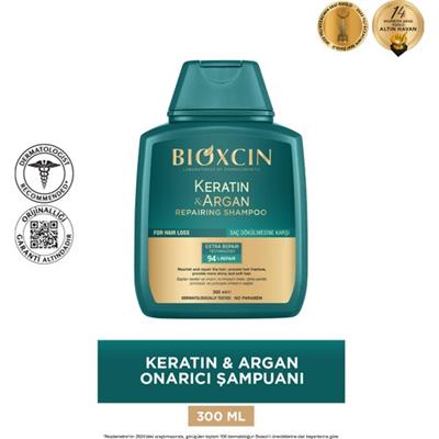 Bioxcin Keratin & Argan Onarıcı Şampuan 300 ml