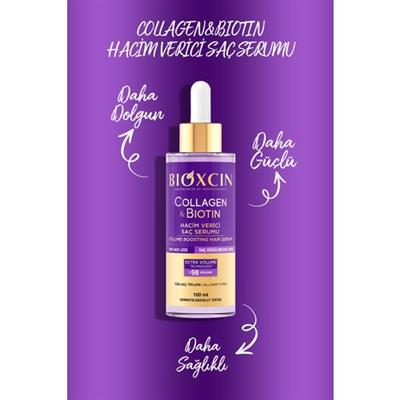 Bioxcin Kolajen ve Biotinli Hacim Artırıcı Saç Serumu 100 ml – Saç Dökülmesine Karşı, Tüm Saç Tiplerine Uygun