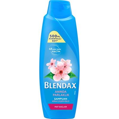 Blendax Anında Parlaklık ve Yumuşaklık Kiraz Çiçeği Özlü Şampuan 500 ml Mat Saçlar İçin