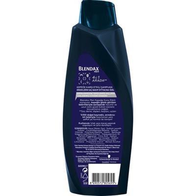 Blendax Erkekler İçin Kepeğe Karşı Etkili Kil Özlü Şampuan 500 ml Kepekli Saçlar İçin