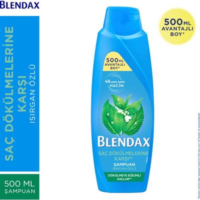 Blendax Isırgan Özlü Şampuan 500 ml Dökülmeye Eğilimli Saçlar İçin