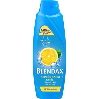 Blendax Kepeğe Karşı Etkili Limon Özlü Şampuan 500 ml Kepekli Saçlar İçin