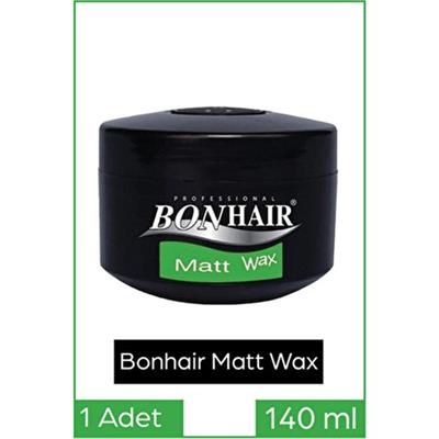 Bonhair Mat Wax 140 Ml Balmumu Saç Şekillendirme Ürünü Trend Kullanım İçin