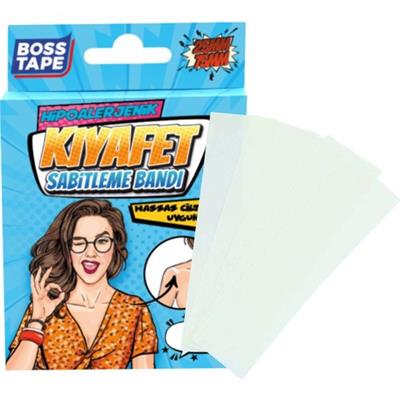 Boss Tape 24lü Kıyafet Sabitleme Bandı Dekolte Elbise Gelinlik Straplez Sabitleyici