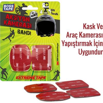 Boss Tape Araba Araç Kamerası Motosiklet Kask Aksiyon Kamerası Bandı