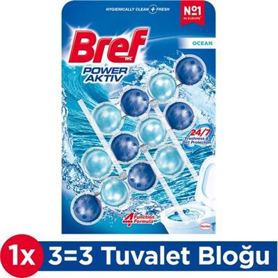 Bref Power Aktiv Wc Blok Trio Okyanus