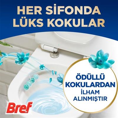 Bref WC Deluxe Yasemin Premium Kir&Kireç Önleyici & Koku Giderici Katı 2li Klozet Temizleme Topu