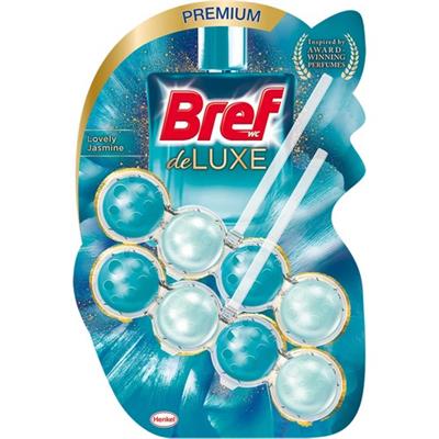 Bref WC Deluxe Yasemin Premium Kir&Kireç Önleyici & Koku Giderici Katı 2li Klozet Temizleme Topu