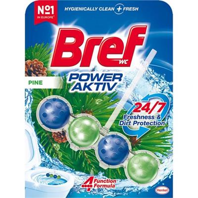 Bref WC Power Active Çam Kir&Kireç Önleyici & Koku Giderici Katı Klozet Temizeme Topu