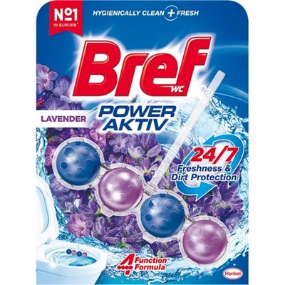 Bref WC Power Active Lavanta Kir&Kireç Önleyici & Koku Giderici Katı Klozet Temizleme Topu