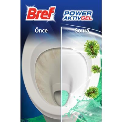 Bref WC Power Aktiv Tuvalet Temizleyici Jel Çam 750 Ml