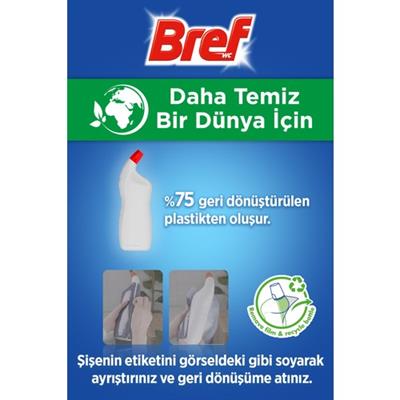 Bref WC Power Aktiv Tuvalet Temizleyici Jel Çam 750 Ml