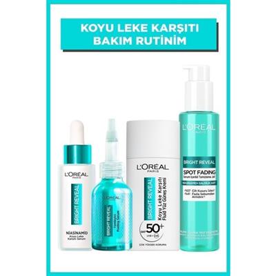Bright Reveal Koyu Leke Karşıtı Cilt Bakım Seti & Spf 50+ Koyu Leke Karşıtı Yüz Güneş Kremi