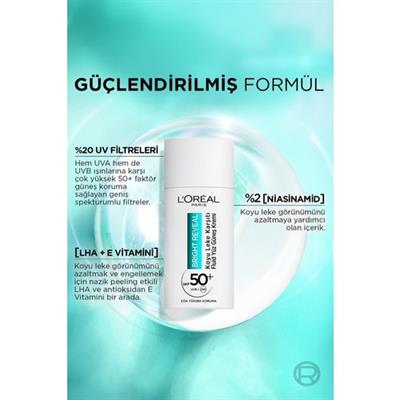 Bright Reveal Koyu Leke Karşıtı Cilt Bakım Seti & Spf 50+ Koyu Leke Karşıtı Yüz Güneş Kremi