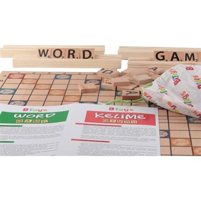 BToys Kelime Oyunu - Ahşap Zeka Ve Strateji Oyunu