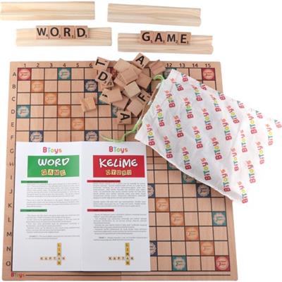 BToys Kelime Oyunu - Ahşap Zeka Ve Strateji Oyunu