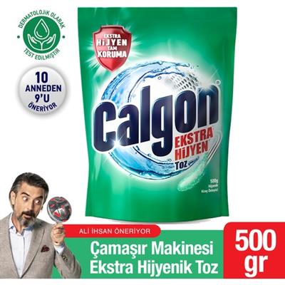 Calgon Ekstra Hijyen Çamaşır Makinesi Kireç Önleyici Hijyenik Toz 500 gr