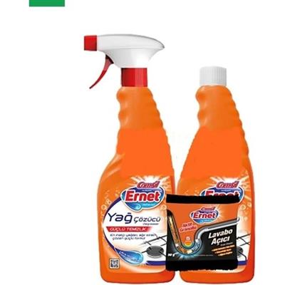 Camsil Cam Sil 3 Lü Fırsat Paketi Yağ Çöz. 750+750 Lavabo Açıcı +50 gr