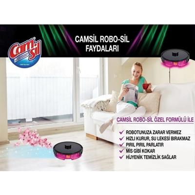 Camsil Robo-Sil Yüzey Temizleyici Robot Süpürge Deterjanı Çam 900 ml