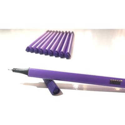 Cassa Fineliner Kalem 0,4 mm 10lu Koyu Mor