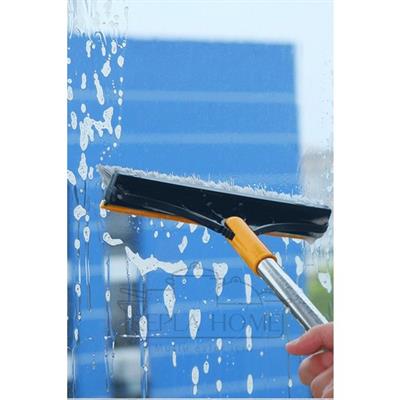 Chefplast Plastic Çift Taraflı Temizleme Fırçası Zemin Fırçalayın Sihirli Süpürge V-Şekli ve Çekçek ile Çift Fırçalı