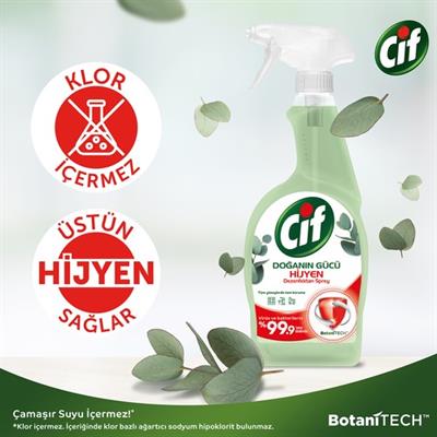 Cif Dezenfektan Sprey Doğanın Gücü Hijyen 750 ml