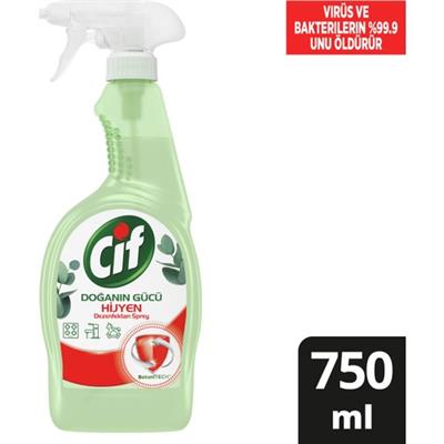 Cif Dezenfektan Sprey Doğanın Gücü Hijyen 750 ml
