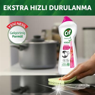 Cif Frezya ve Müge Çiçeği Krem Temizleyici 750 ml