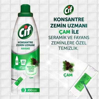 Cif Konsantre Zemin Uzmanı Fayans Çam 895 ml
