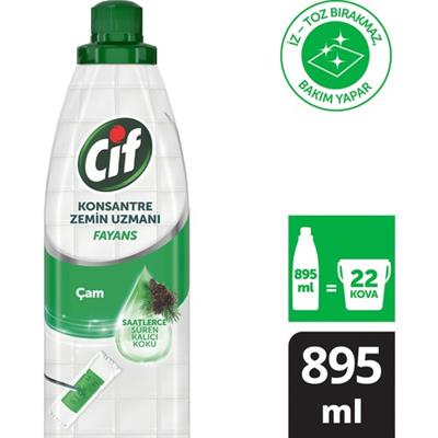 Cif Konsantre Zemin Uzmanı Fayans Çam 895 ml