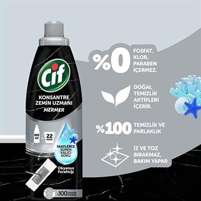 Cif Konsantre Zemin Uzmanı Mermer Okyanus Ferahlığı 895 Ml