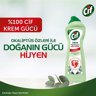 Cif Krem Doğanın Gücü Hijyen 450 ml