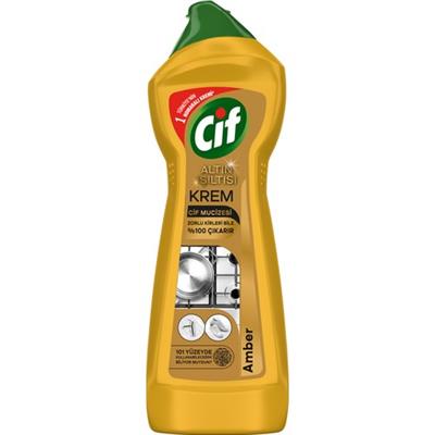 Cif Krem Yüzey Temizleyici Altın Işıltısı Amber Kokulu 750 ml