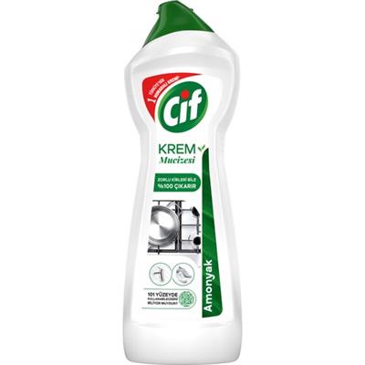 Cif Krem Yüzey Temizleyici Amonyaklı Yağ ve Kireç Sökücü Leke Çıkarıcı 750 ML