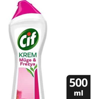 Cif Krem Yüzey Temizleyici Müge ve Frezya Yağ ve Kireç Sökücü Leke Çıkarıcı 500 ML