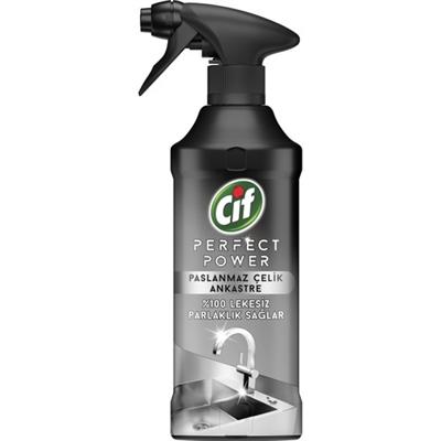 Cif Paslanmaz Çelik Sprey Perfect Power 435 ML