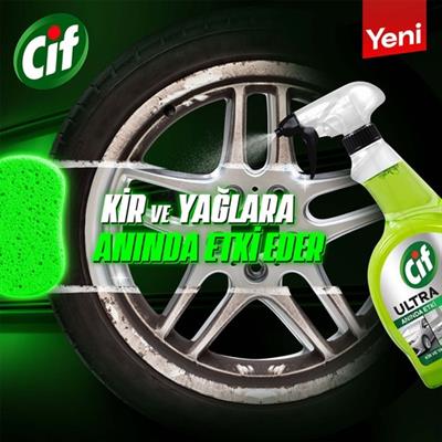 Cif Ultra Anında Etki Kir ve Yağ Çözücü 1025 ml