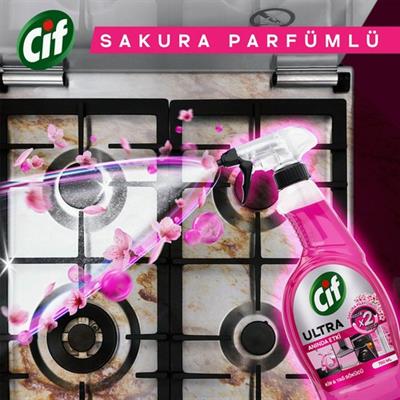 Cif Ultra Anında Etki Kir & Yağ Sökücü Sakura