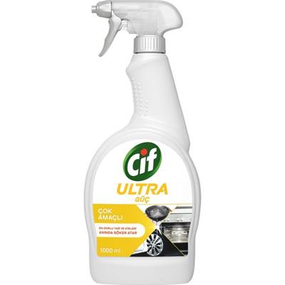 Cif Ultra Güç Çok Amaçlı Sprey Yağ ve Kir Sökücü  1000 ml