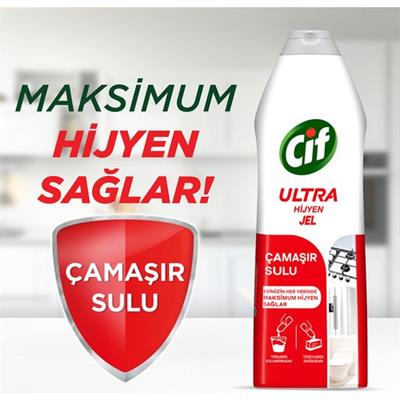 Cif Ultra Hijyen Jel Yüzey Temizleyici 750 ml