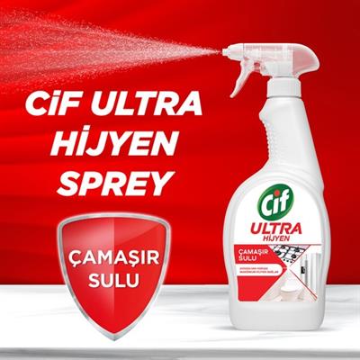Cif Ultra Hijyen Sprey Yüzey Temizleyici 750 ml