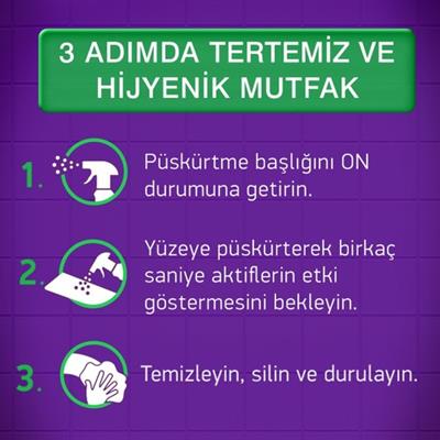 Cillit Bang Mutfak Temizleyici Yağ ve Kir Sökücü Sprey 750ml