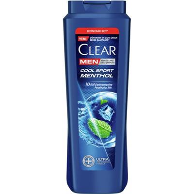 Clear Men Kepeğe Karşı Etkili Şampuan Cool Sport Menthol Ferahlatıcı Mentol Etkisi 600 ml