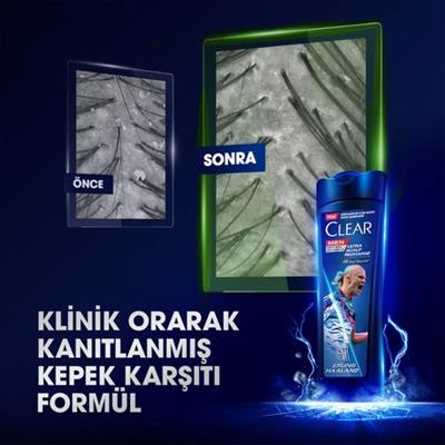 Clear Men Kepeğe Karşı Etkili Şampuan Erling Haaland 350 ml