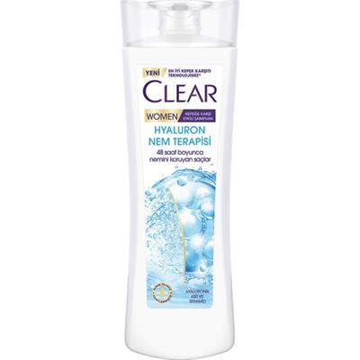 Clear Women Kepeğe Karşı Etkili Saç Bakım Şampuanı Hyaluron Nem Terapisi 350 ml